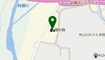 憩の森の地図画像