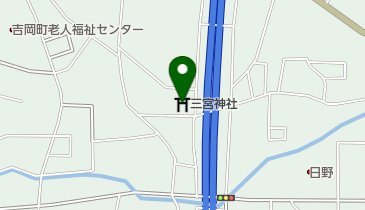 三宮神社の地図画像