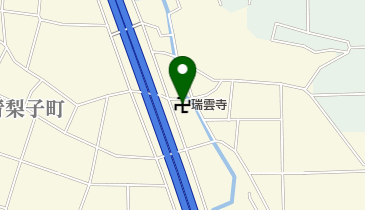 瑞雲寺の地図画像