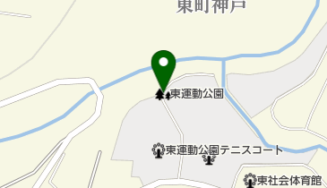 東運動公園の地図画像