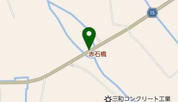 赤石橋の地図画像