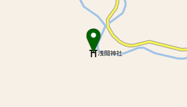 浅間神社の地図画像