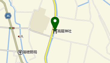 高龍神社の地図画像