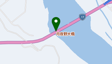 月夜野大橋の地図画像