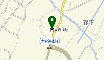 大森神社の地図画像