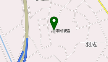 羽成観音の地図画像