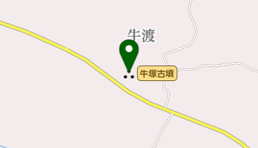 牛塚古墳の地図画像