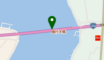 鹿行大橋の地図画像