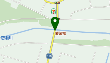 愛郷橋の地図画像