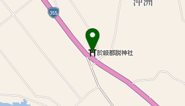 於岐都説神社の地図画像