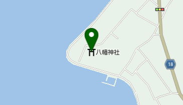 八幡神社の地図画像