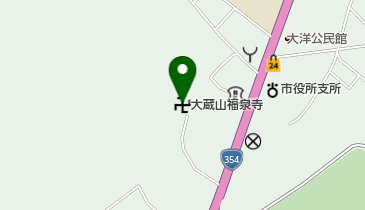 大蔵山福泉寺の地図画像