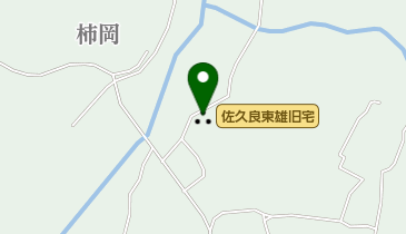 佐久良東雄旧宅の地図画像