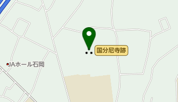 国分尼寺跡の地図画像