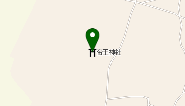 帝王神社の地図画像