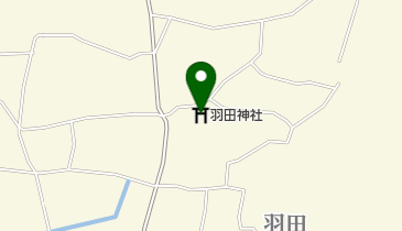 羽田神社の地図画像