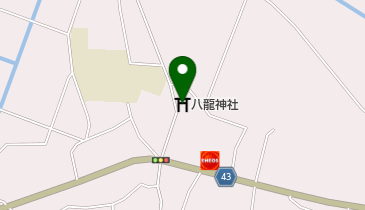 八龍神社の地図画像