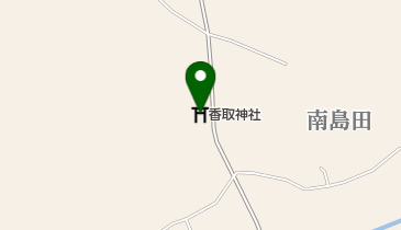 香取神社の地図画像