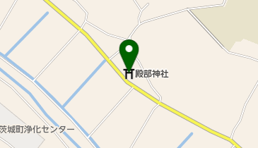 殿部神社の地図画像