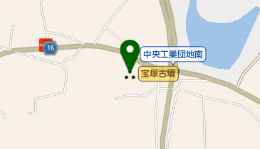 宝塚古墳の地図画像