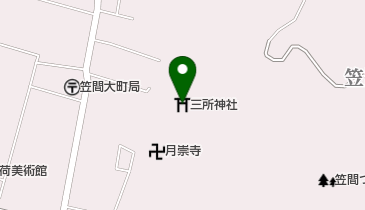 三所神社の地図画像