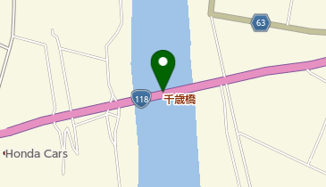 千歳橋の地図画像