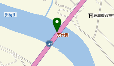 万代橋の地図画像