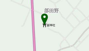 釜神社の地図画像