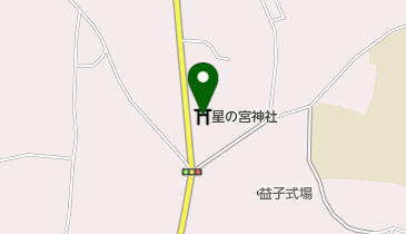 星の宮神社の地図画像