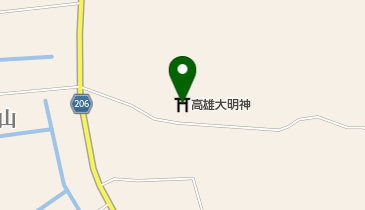 高雄大明神の地図画像