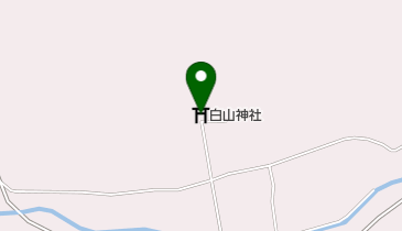 白山神社の地図画像