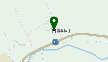 鹿島神社の地図画像