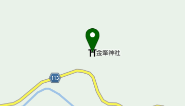 金峯神社の地図画像
