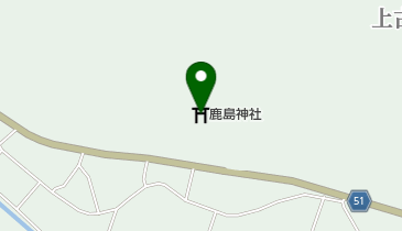 鹿島神社の地図画像