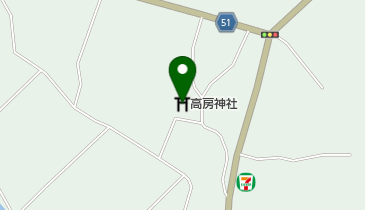 高房神社の地図画像