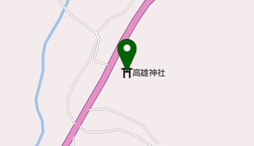 高雄神社の地図画像