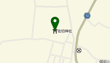 佐伯神社の地図画像