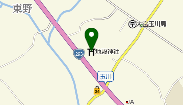 地殿神社の地図画像