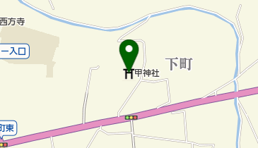 甲神社の地図画像