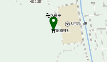 諏訪神社の地図画像