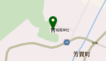 高尾神社の地図画像