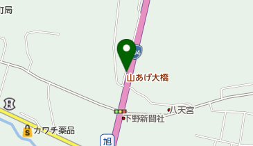 山あげ大橋の地図画像