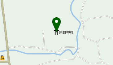 熊野神社の地図画像