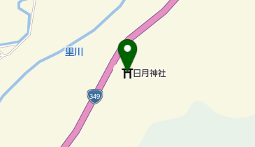 日月神社の地図画像