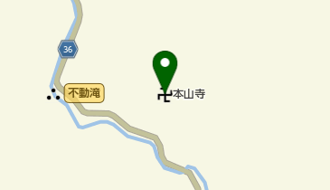 本山寺の地図画像