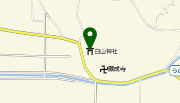 白山神社の地図画像