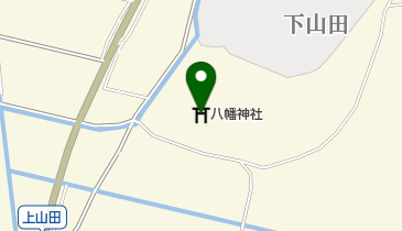 八幡神社の地図画像