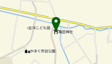 亀田神社の地図画像