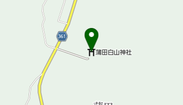 蒲田白山神社の地図画像