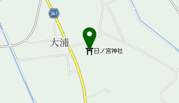 日ノ宮神社の地図画像